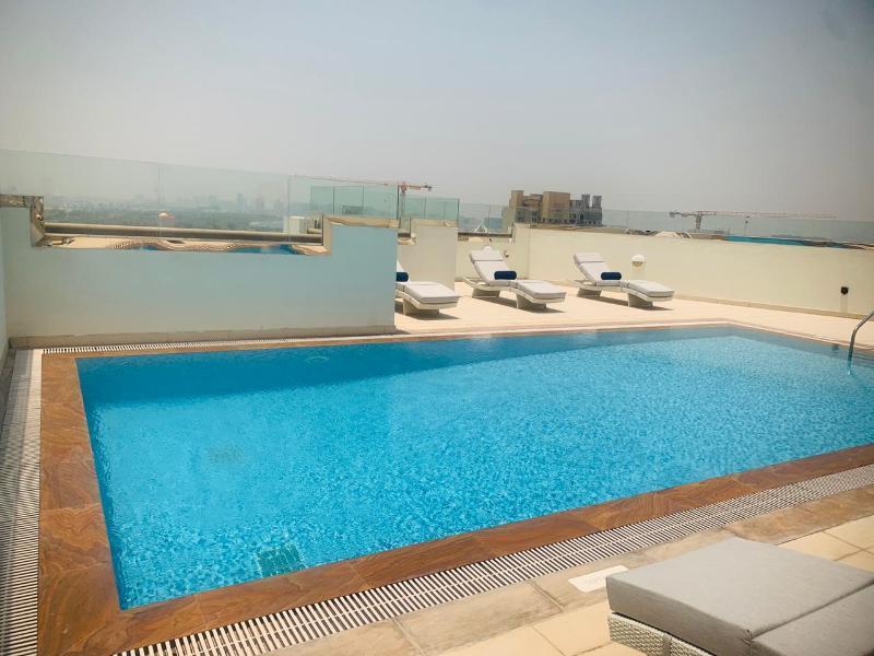 Suha Creek Hotel Apartments Dubai Exterior foto