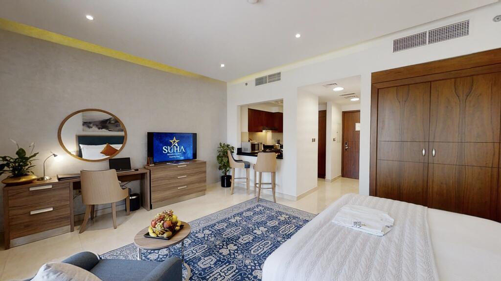 Suha Creek Hotel Apartments Dubai Exterior foto