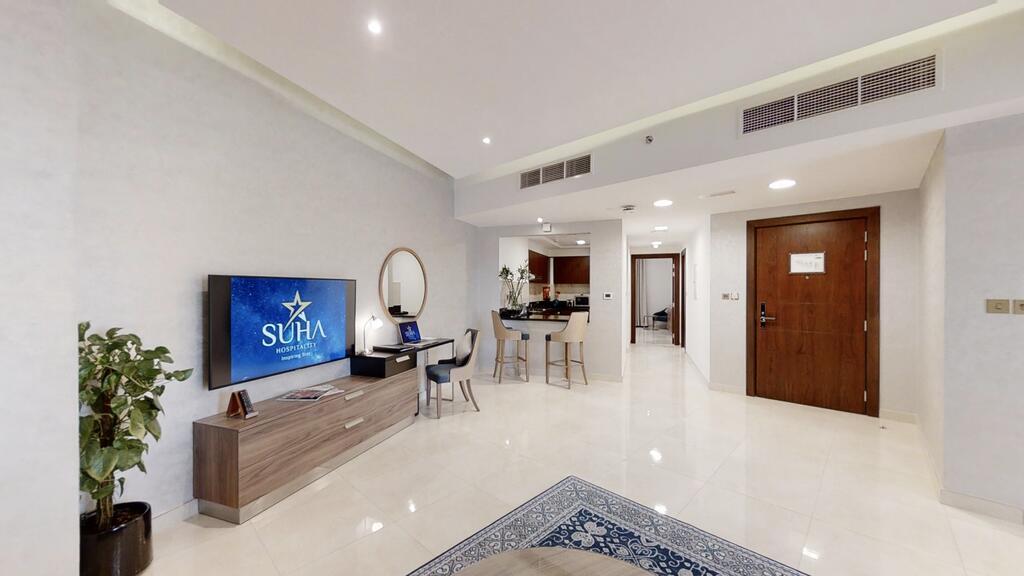 Suha Creek Hotel Apartments Dubai Exterior foto